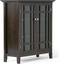 SIMPLIHOME Bedford Storage Cabinet by SimpliHome