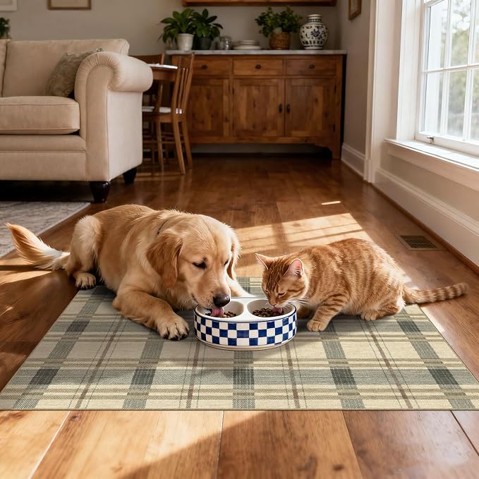 Plaid Outdoor Rug - Image 6
