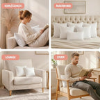 Utopia Bedding 16x16 Pillow Inserts, 2 Pack | Indoor cushion inserts - Image 5