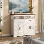 knoworld Buffet Sideboard with Storage Farmhouse with 4 Doors, Dining Room - Image 7