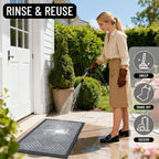 OLANLY Front Door Mat Outside Entrance 35x23, Waterproof Heavy-Duty Doormat | - Image 8