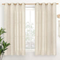 YoungsTex Linen Curtains 45 Inches Long by YoungsTex