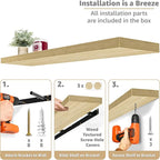 Sorbus Floating Shelves for Wall - Image 4