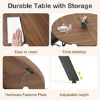 Pamapic 47'' Round Dining Table Set - Image 6