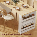Kitchen Island with Extendable Dining Table - Image 5