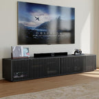 POVISON Full Assembled Mid Century Modern TV Stand, Entertainment Center by POVISON