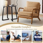 VINGLI Upgraded Premium Corduroy Accent Chair, Upholstered Arm Chair, Solid - Image 7