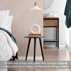 MH London Tri Pin Side Table I Handmade Natural Mango Wood, Naturally Moisture - Image 4