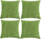Fancy Homi 4 Packs Decorative Throw Pillow Covers by Fancy+Homi