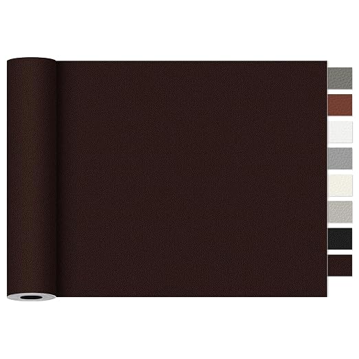 Leather Repair Tape, 16 x 30 Inches Self Adhesive Leather Repair Patch，Leather by Unknown