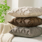 Set of 2 Soft Moroccan Throw Pillow Covers 20x20 Inch Plush Boho Decorative - Image 6