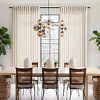 Beige Flax Linen Curtains 84 inches Long - Image 7