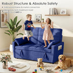 54'' Sleeper Sofa Bed, Convertible Pull Out Couch Futon - Image 8
