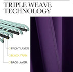 NICETOWN Blackout Curtains for Living Curtains, Triple Weave Home Decoration - Image 4