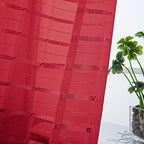 SpaceDresser Check Sheer Curtains 90 Inches Long - Image 2