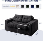 MAXYOYO Loveseat Sofa Couch, Upholstered Bean Bag Chair Cloud 2-Seat - Image 2