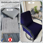 Sqodok Outdoor Cushion Covers 24x24 inch, Wicker Chair - Image 8