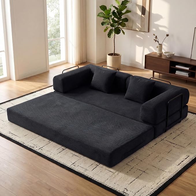 ZEIINPA Convertible Sleeper Sofa Bed by ZEIINPA