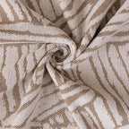 VClife Boho Couch Cover, Abstract Cream and Khaki Line Geometric Jacquard Couch - Image 8