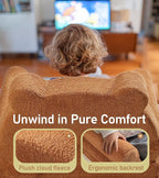 little dove Extra Wide Soft Toddler Couch Fold Out, Comfy Toddler Chair - Image 5