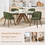 LUE BONA Dining Chairs Set of 6, Modern Upholstered Kitchen Chairs - Image 5