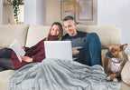 Utopia Bedding Soft Fleece Bed Blanket King Size Light Grey | Microfiber Plush - Image 6