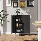 Bevivog Metal Locker Storage Cabinet, Home Office Metal Storage Cabinet Small - Image 7