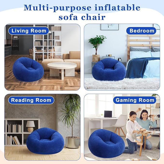 Realspring 6 9 12 Pcs Inflatable Bean Bag Chairs - Image 6