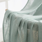 MIULEE Sea Green Linen Curtains 52x90 Inch Long - Image 6