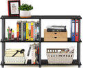 Furinno TURN-N-TUBE Storage Shelves, 3-Tier 47.4 Wide Book Shelf, Corner Shelf - Image 4