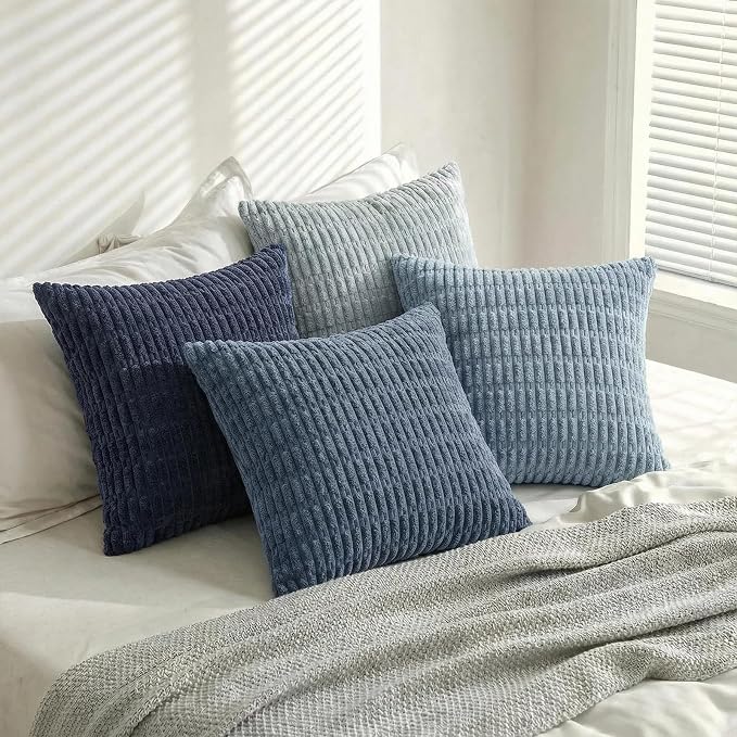 Fancy Homi 4 Packs Decorative Throw Pillow Covers - Image 8