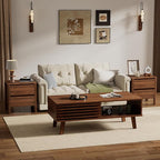 Furniway Mid Century Coffee Table Set, Living Room Table Set of 3 by Furniway