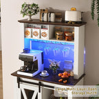31.5"Wide Farmhouse Coffee Bar Cabinet - Image 6