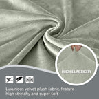 HDCAXKJ Corner Sectional Couch Covers Velvet Stretch L Shape Sofa Cover Soft - Image 3