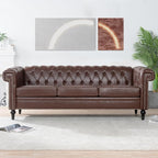 GDFStudio 84" Chesterfield Tufted Sofa Couch by GDFStudio