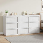 Garvee 9 Dresser for Bedroom, 58.7" Wide Dresser, Freestanding Horizontal Drawer - Image 6