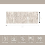 Washable Entryway 2x5 Runner Rug: Easy-Clean Kitchen Bedroom Carpets Non Slip - Image 2