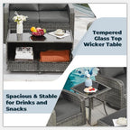 5 Pieces Outdoor Furniture Set - Image 5