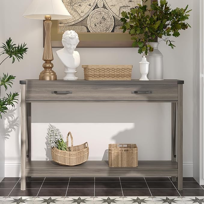 ChooChoo 47'' Farmhouse Console Table - Image 4