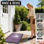 OLANLY Front Door Mat Outside Entrance 35x23, Waterproof Heavy-Duty Doormat | - Image 8
