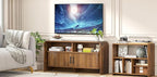 Small TV Stand for Bedroom, Low Fluted TV Console for 40 43 Inch, Mid Century - Image 6