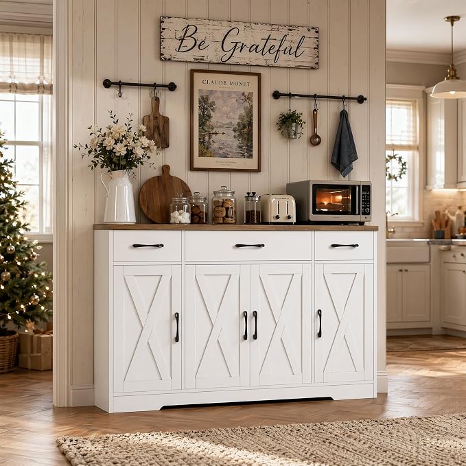 HOSTACK Buffet Sideboard Cabinet - Image 2