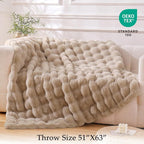 BENVWE Faux Fur Throw Blanket for Couch - Image 2