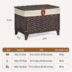 Honjourai Wicker Storage Basket - Image 7