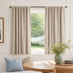 Linen Textured Total Blackout Curtains - Image 6