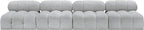 Meridian Furniture 611Grey-S136B Ames Collection Modern | Contemporary Modular - Image 4