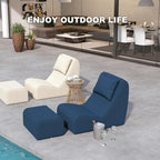 Giant Bean Bag Chair for Adults, Corduroy Chaise Lounge - Image 6