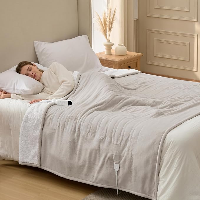 Bedsure Heated Blanket Twin Size, Soft Electric Blanket - Image 9