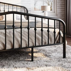 SHA CERLIN King Size Metal Platform Bed Frame - Image 7