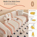DREAMINGO Couch Cover Reversible Chenille Furniture Protector Sofa Covers - Image 6